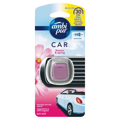 Ambi Pur Car Flowers and Spring Légfrissítő Kezdőkészlet 1 Db termékhez kapcsolódó kép
