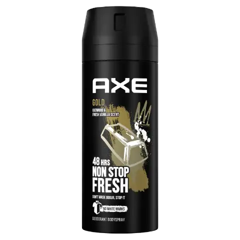 AXE Gold Oud Wood & Dark Vanilla dezodor 150 ml termékhez kapcsolódó kép