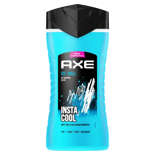AXE Ice Chill 3 in 1 tusfürdő testre, arcra, hajra 250 ml termékhez kapcsolódó kép