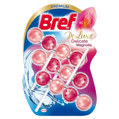 Bref Deluxe Delicate Magnolia WC frissítő 3 x 50 g termékhez kapcsolódó kép