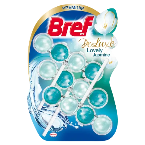 Bref Deluxe Lovely Jasmine WC frissítő 3 x 50 g termékhez kapcsolódó kép