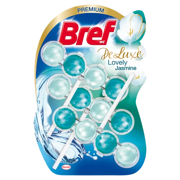 Bref Deluxe Lovely Jasmine WC frissítő 3 x 50 g termékhez kapcsolódó kép