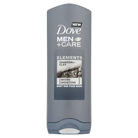 Dove Men+Care Elements Charcoal+Clay tusfürdő testre és arcra 250 ml termékhez kapcsolódó kép