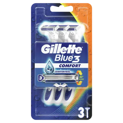 Gillette Blue3 Plus Comfort, Eldobható Borotva Férfiaknak,  Darabos Kiszerelés termékhez kapcsolódó kép
