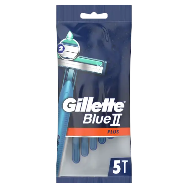 Gillette BlueII Plus Eldobható Férfi Borotva, 5 db termékhez kapcsolódó kép