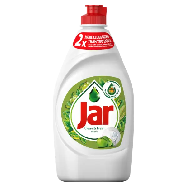 Jar Clean & Fresh Mosogatószer Alma Illatban, Gazdag Formulával A Ragyogóan Tiszta Edényekért 450 ml termékhez kapcsolódó kép