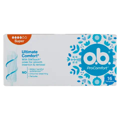 o.b. ProComfort Super tampon 16 db termékhez kapcsolódó kép