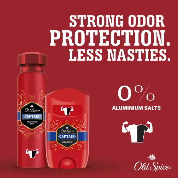 Old Spice Captain Tusfürdő És Sampon Férfiaknak 400 ml, 3az1-ben, Hosszan Tartó Frissesség termékhez kapcsolódó kép