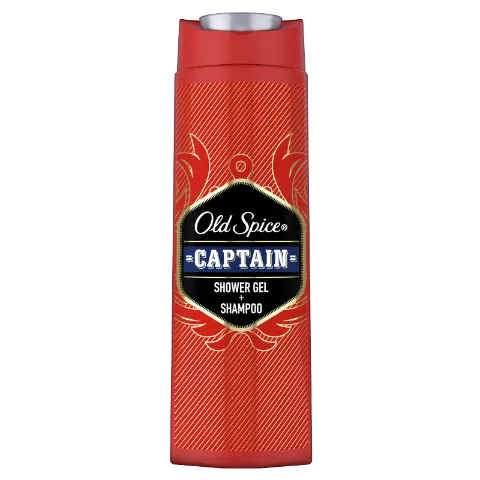 Old Spice Captain Tusfürdő És Sampon Férfiaknak 400 ml, 3az1-ben, Hosszan Tartó Frissesség termékhez kapcsolódó kép