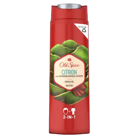 Old Spice Citron Tusfürdő És Sampon Férfiaknak 400 ml, 3az1-ben, Hosszan Tartó Frissesség termékhez kapcsolódó kép