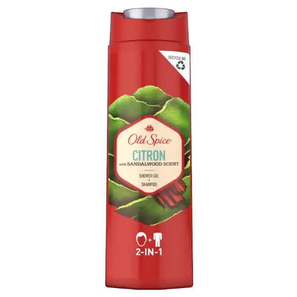 Old Spice Citron Tusfürdő És Sampon Férfiaknak 400 ml, 3az1-ben, Hosszan Tartó Frissesség termékhez kapcsolódó kép