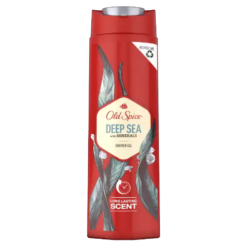 Old Spice Deep Sea Tusfürdő És Sampon Férfiaknak 400ml, 3az1-ben, Hosszan Tartó Frissesség termékhez kapcsolódó kép
