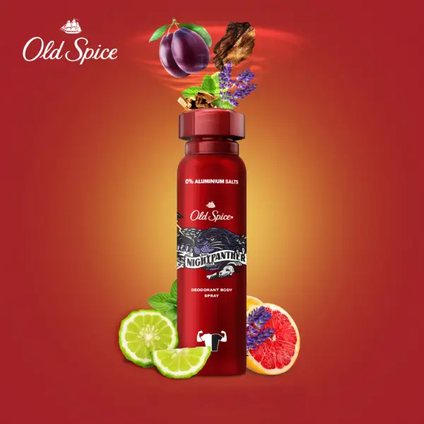 Old Spice Nightpanther Deo Spray Férfiaknak, 150 ml termékhez kapcsolódó kép