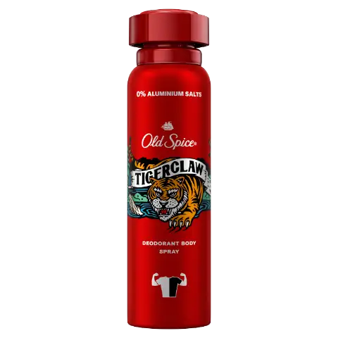 Old Spice Tiger Claw Deo Spray Férfiaknak, 150 ml, 48 Órás Frissesség, 0% Alumíniumsó termékhez kapcsolódó kép