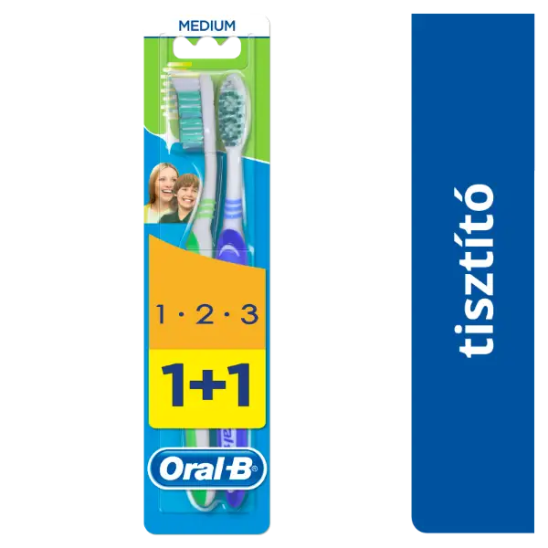 Oral-B 3 Effect Medium Manuális Fogkefe, 2 Db termékhez kapcsolódó kép