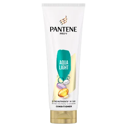 Pantene Pro-V Aqualight hajkondicionáló, kétszer annyi tápanyag már egyetlen használattal, 200ML termékhez kapcsolódó kép