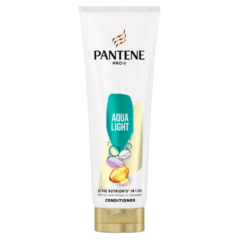 Pantene Pro-V Aqualight hajkondicionáló, kétszer annyi tápanyag már egyetlen használattal, 200ML termékhez kapcsolódó kép