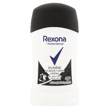 Rexona Invisible On Black + White Clothes izzadásgátló stift 40 ml termékhez kapcsolódó kép