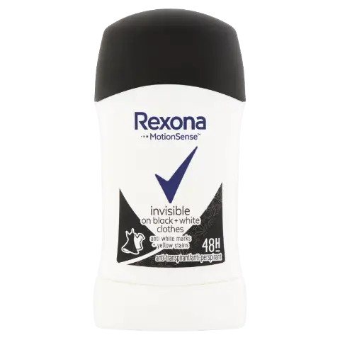 Rexona Invisible On Black + White Clothes izzadásgátló stift 40 ml termékhez kapcsolódó kép