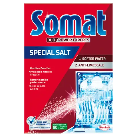 Somat Duo Power Experts vízlágyító só mosogatógéphez 1,5 kg termékhez kapcsolódó kép