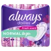 Always Dailies Normal To Go Fresh Tisztasági Betét, 20 db termékhez kapcsolódó kép
