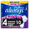 Always Platinum Secure Night (4-Es Méret) Szárnyas Egészségügyi Betét, 10 db termékhez kapcsolódó kép