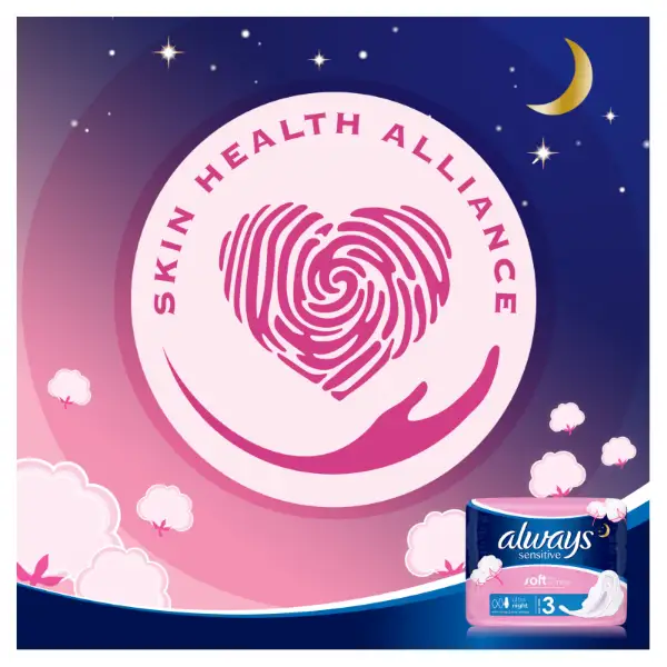 Always Ultra Sensitive Night (3-as Méret) Egészségügyi Betét, 14 db termékhez kapcsolódó kép
