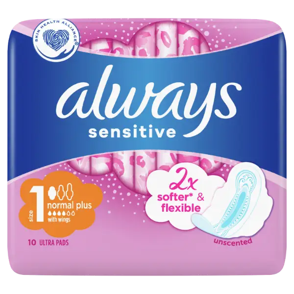 Always Ultra Sensitive Normal Plus (1-es Méret) Egészségügyi Betét, 10 db termékhez kapcsolódó kép