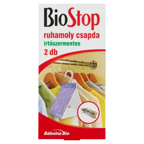 BioStop irtószermentes ruhamoly csapda 2 db termékhez kapcsolódó kép