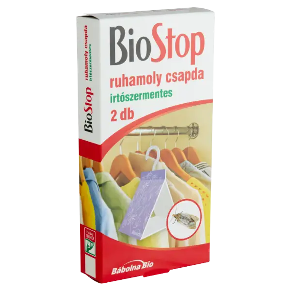 BioStop irtószermentes ruhamoly csapda 2 db termékhez kapcsolódó kép