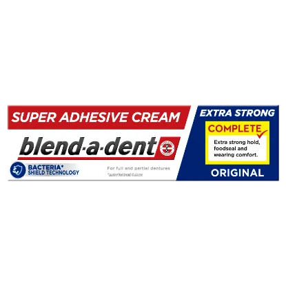 Blend-a-dent Complete Original Műfogsorrögzítő Krém, 47 g termékhez kapcsolódó kép