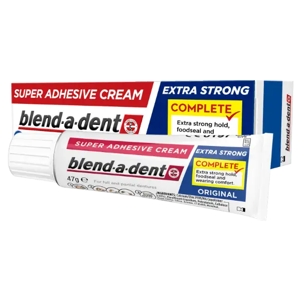 Blend-a-dent Complete Original Műfogsorrögzítő Krém, 47 g termékhez kapcsolódó kép