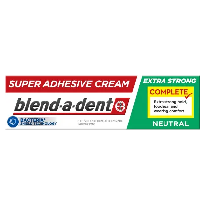 Blend-a-dent Complete Semleges Ízű Műfogsorrögzítő Krém, 47 g termékhez kapcsolódó kép