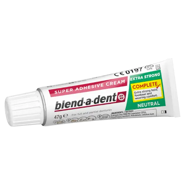 Blend-a-dent Complete Semleges Ízű Műfogsorrögzítő Krém, 47 g termékhez kapcsolódó kép