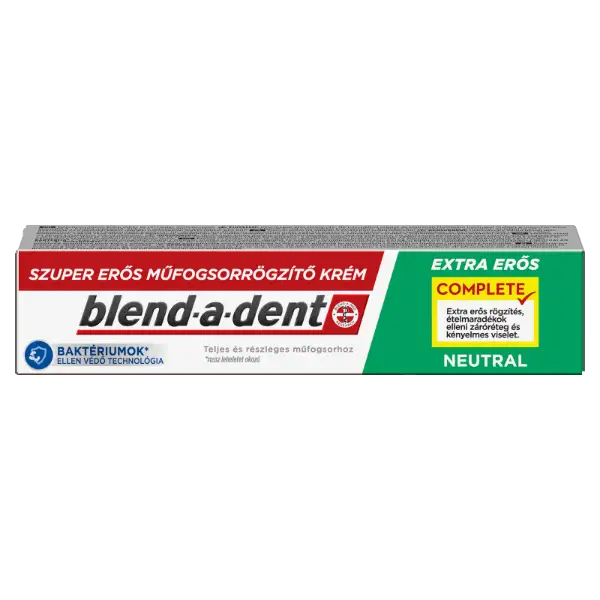Blend-a-dent Complete Semleges Ízű Műfogsorrögzítő Krém, 47 g termékhez kapcsolódó kép