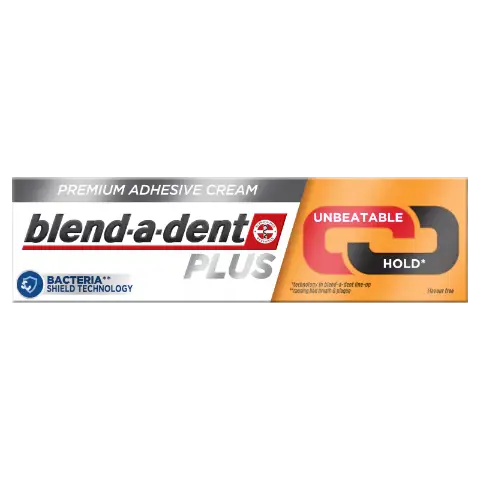 Blend-a-dent Plus Dual Power Prémium Műfogsorrögzítő Krém, 40 g termékhez kapcsolódó kép