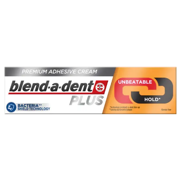 Blend-a-dent Plus Dual Power Prémium Műfogsorrögzítő Krém, 40 g termékhez kapcsolódó kép