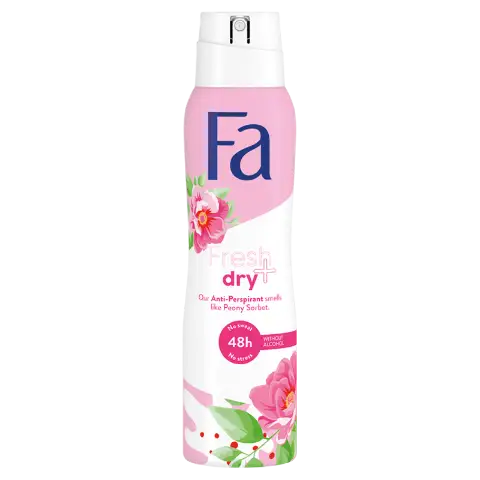 Fa Fresh+Dry izzadásgátló deospray 150 ml termékhez kapcsolódó kép
