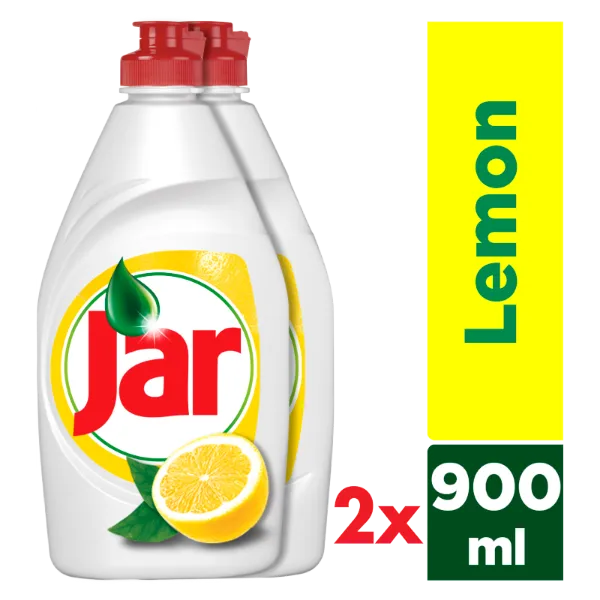 Jar Lemon Folyékony Mosogatószer Zsíroldó Áztatás Nélkül Eltávolítja A Zsíros Szennyeződéseket 2x900 termékhez kapcsolódó kép
