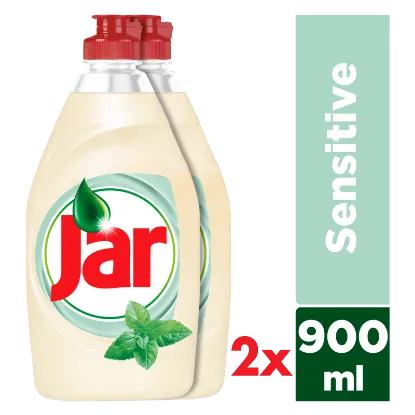 Jar Sensitive Tea Tree & Mint Folyékony Mosogatószer, Kézkímélő 2 x 900 ML termékhez kapcsolódó kép