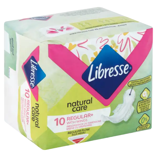 Libresse egészségügyi betét nature care ulta normal 10 db termékhez kapcsolódó kép