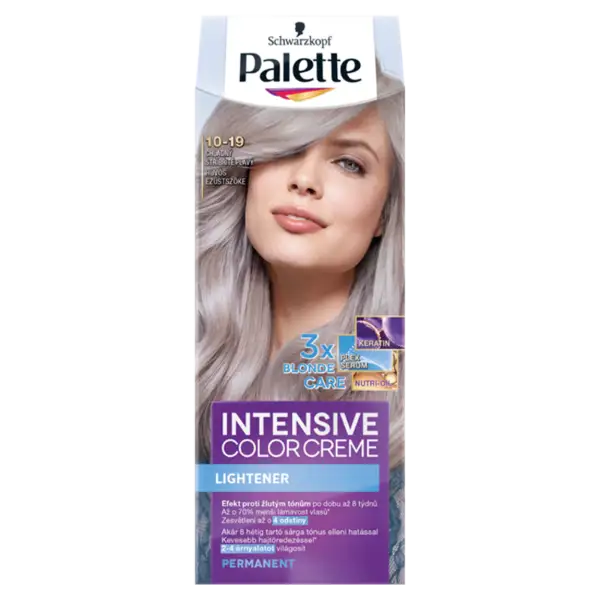 Palette Intensive Color Creme tartós hajfesték 10-19 Hűvös ezüstszőke termékhez kapcsolódó kép