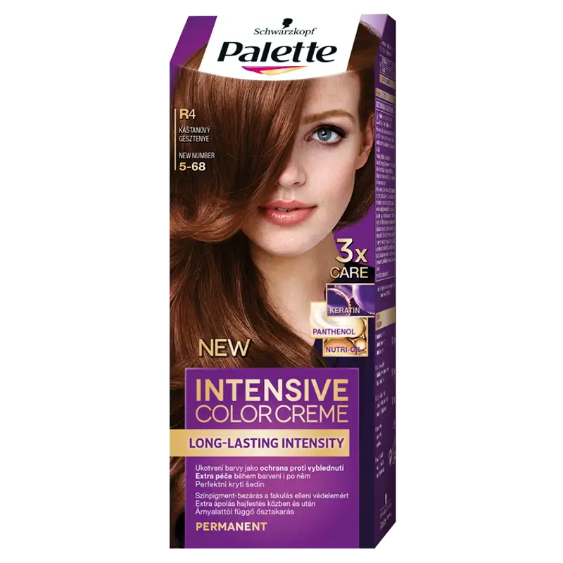 Palette Intensive Color Creme tartós hajfesték 5-68 gesztenye