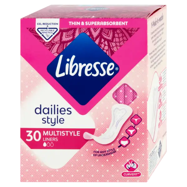 Libresse Dailies Style Multistyle tisztasági betét 30 db termékhez kapcsolódó kép