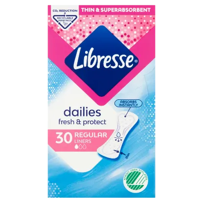 Libresse Dailies V-Protection & Freshness tisztasági betét 30 db termékhez kapcsolódó kép