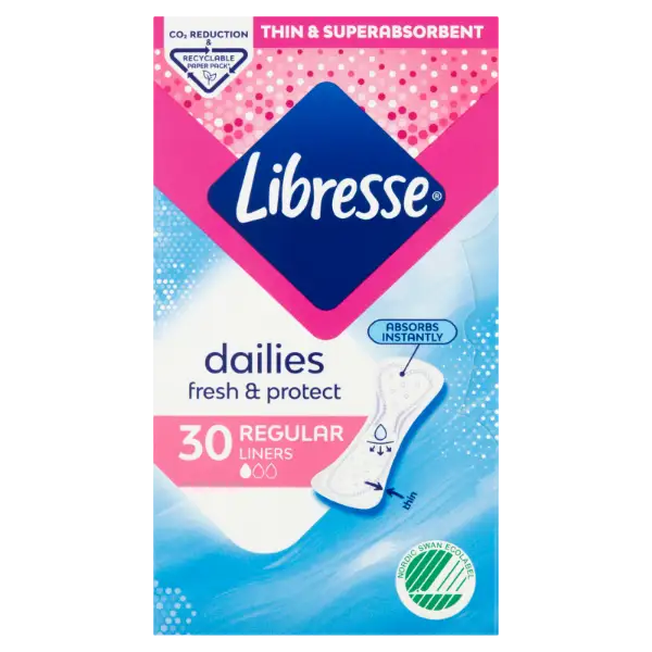 Libresse Dailies V-Protection & Freshness tisztasági betét 30 db termékhez kapcsolódó kép