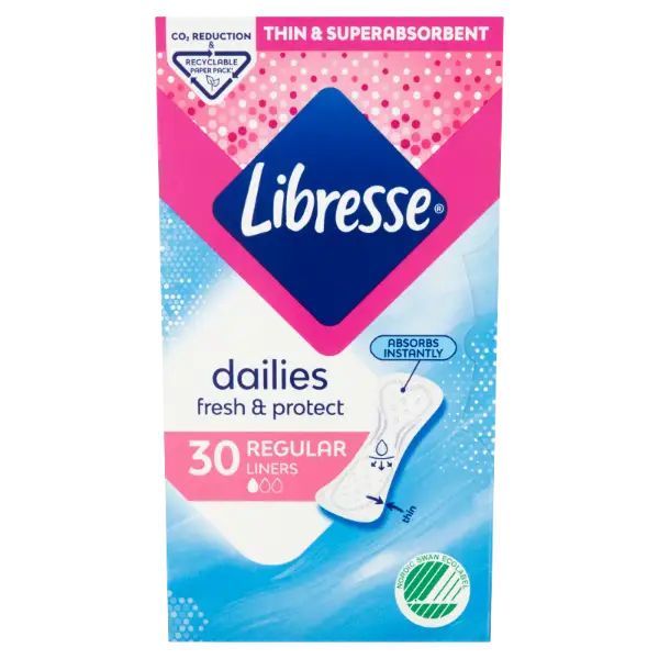 Libresse Dailies V-Protection & Freshness tisztasági betét 30 db termékhez kapcsolódó kép