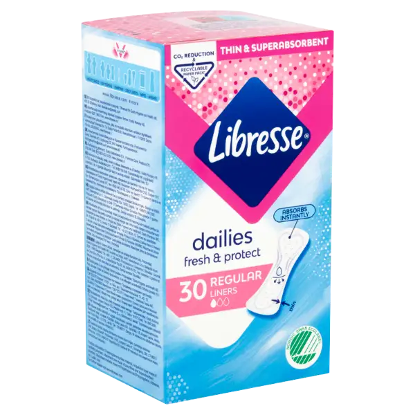 Libresse Dailies V-Protection & Freshness tisztasági betét 30 db termékhez kapcsolódó kép