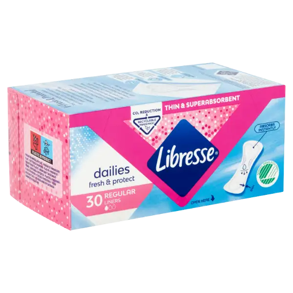 Libresse Dailies V-Protection & Freshness tisztasági betét 30 db termékhez kapcsolódó kép