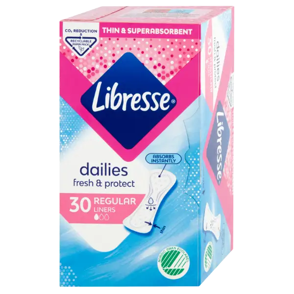 Libresse Dailies V-Protection & Freshness tisztasági betét 30 db termékhez kapcsolódó kép